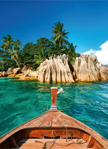 Fototapeta na flizelinie 5033-2V-1 St-Pierre Island at Seychelles