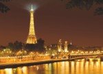 FotoTAPETA 4-321 Paris France Nuit d'Or Eiffel Tower Scenic