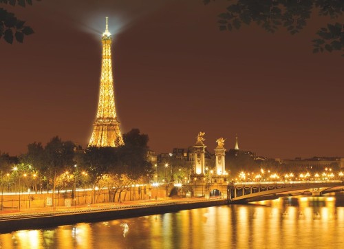 FotoTAPETA 4-321 Paris France Nuit d'Or Eiffel Tower Scenic