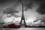 FotoTAPETA na flizelinie MS-5-0027 RETRO CAR IN PARIS