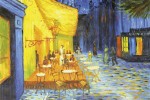 FotoTAPETA na flizelinie MS-5-0251 CAFE TERRACE - VINCENT VAN GOGH