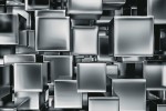 FotoTAPETA na flizelinie MS-5-0285 METAL CUBES