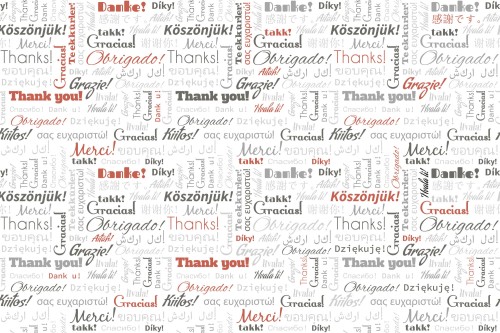 Fototapeta na flizelinie MS-5-0266 THANK YOU
