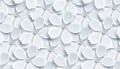 Okleina Meblowa 14130 white flowers szer 45 cm