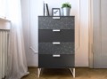 Okleina Meblowa 200-3259 Tico silver szer 45 cm