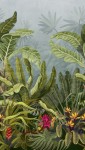 MURAL A50701 PARROT JUNGLE - ONE ROLL ONE MOTIF