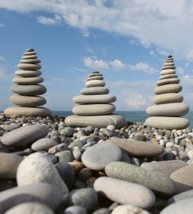 Fototapeta na flizelinie MS-3-0204 STACK OF STONES