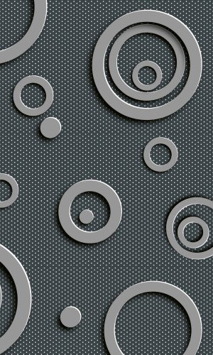 Fototapeta na flizelinie MS-2-0302 METAL CIRCLES