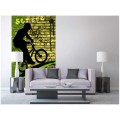 Fototapeta na flizelinie MS-2-0328 BICYCLE GREEN