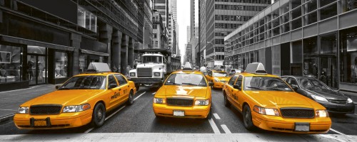 Fototapeta na flizelinie MP-2-0008 YELLOW TAXI