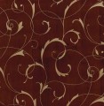 OKLEINA MEBLOWA 10643 GEKKOFIX SCROLL OVERPRINT BROWN/GOLD