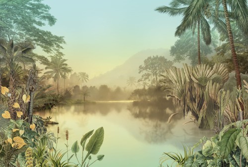Fototapeta na Flizelinie HX8-049 Lac Tropical