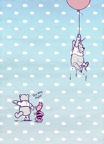 Fototapeta 4-025 Winnie Pooh Piglet