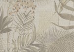 Tapeta 50501 JWALL STRAW - Palme Tahiti  Szer. 100 cm