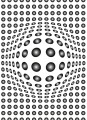 Fototapeta na flizelinie 5006-4 DOTS BLACK AND WHITE
