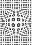 FotoTAPETA Flizelinowa 5006-4 DOTS BLACK AND WHITE