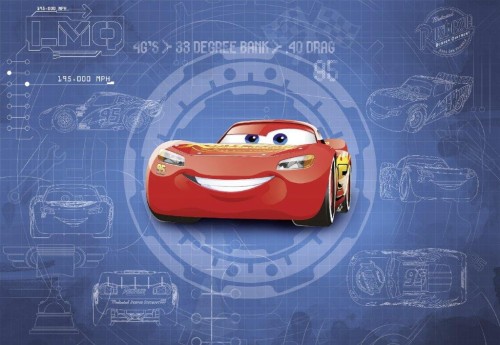 Fototapeta 8-488 Cars3 Blueprint