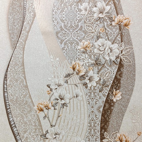 TAPETA 1614-62 kwiaty fale