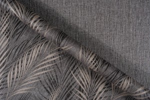 TAPETA 1331-10 liście z delikatnym brokatem