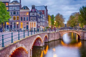 Fototapeta na Flizelinie MS-5-0669 Amsterdam panorama 375 x 250 cm