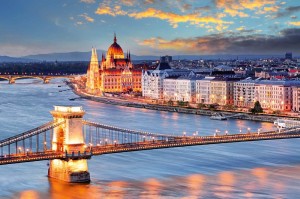 Fototapeta na Flizelinie MS-5-0681 Budapeszt Most Łańcuchowy 375 x 250 cm