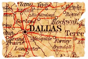 Fototapeta na flizelinie MS-5-1535 Stara mapa Dallas 375 x 250 cm
