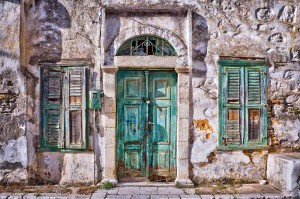 Fototapeta na Flizelinie MS-5-0785 Stary dom, Symi 375 x 250 cm