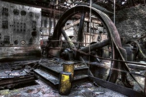 Fototapeta na Flizelinie MS-5-0868 Slate factory 375 x 250 cm