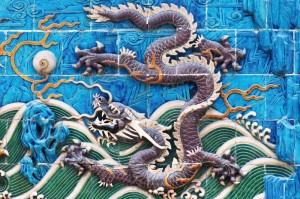 Fototapeta na Flizelinie MS-5-1250 Dragon Wall Beihai 375 x 250 cm