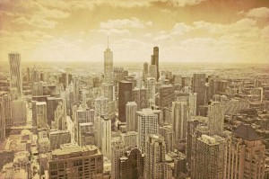 Fototapeta na flizelinie MS-5-2107Fototapeta polarowa Old Chicago 375 x 250 cm