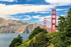 Fototapeta na flizelinie MS-5-2941 Golden Bridge 375 x 250 cm