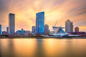 Fototapeta na flizelinie MS-5-2948 Downtown Milwaukee 375 x 250 cm