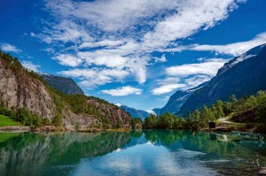 Fototapeta na flizelinie MS-5-3082 Norweski krajobraz naturalny 375 x 250 cm