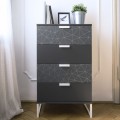 Okleina Meblowa 200-8289 D-C-FIX antracyt szary bazaltowy matowy kolor ral 7012 szer 67,5 cm