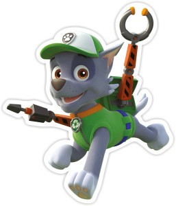 SRPP-020 DEKORACJA ŚCIENNA PSI PATROL - Rocky w akcji