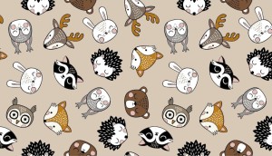 Okleina Meblowa 14144 / 55820 Venilia FOREST ANIMALS szer 45 cm