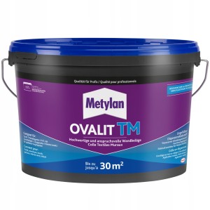 Klej Metylan Ovalit TM do tapet GOTOWY 5 kg dyspersyjny