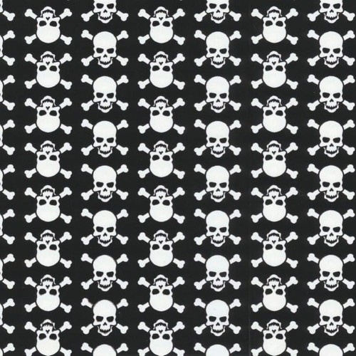 OKLEINA MEBLOWA 12650 GEKKOFIX SKULLS WHITE