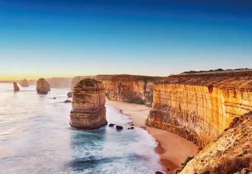 Fototapeta na flizelinie 5037-4V-1 Cliff at Sunset in Australia