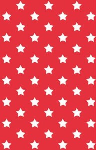 Okleina Meblowa 13416 / Gekkofix stars red szer 45 cm
