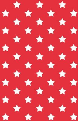 OKLEINA MEBLOWA 13416 GEKKOFIX STARS RED